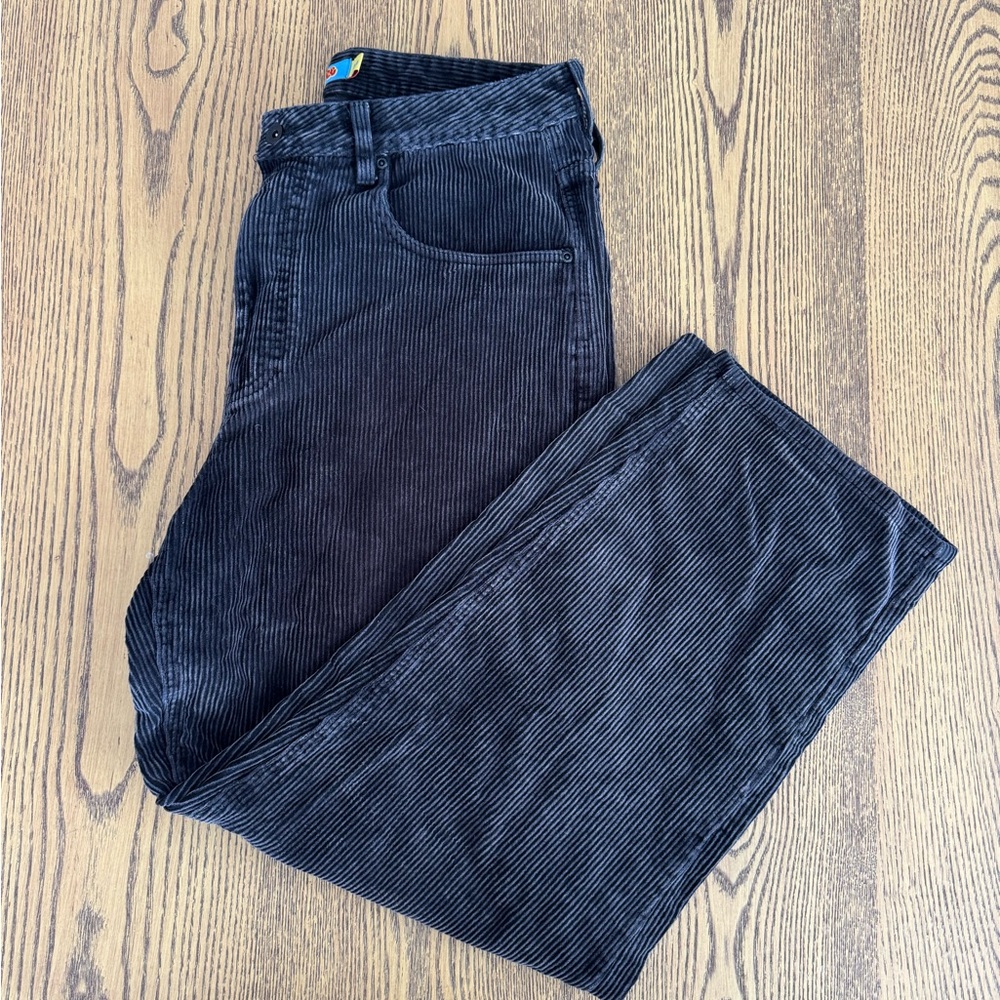 Empyre Men’s Corduroy Pants – Black, Size 34